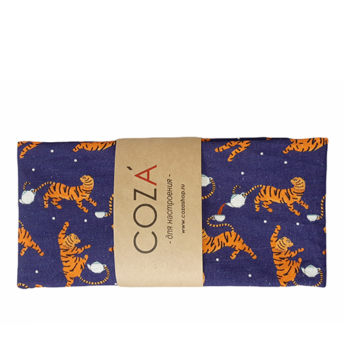 Coza полотенце "Тигры на синем"