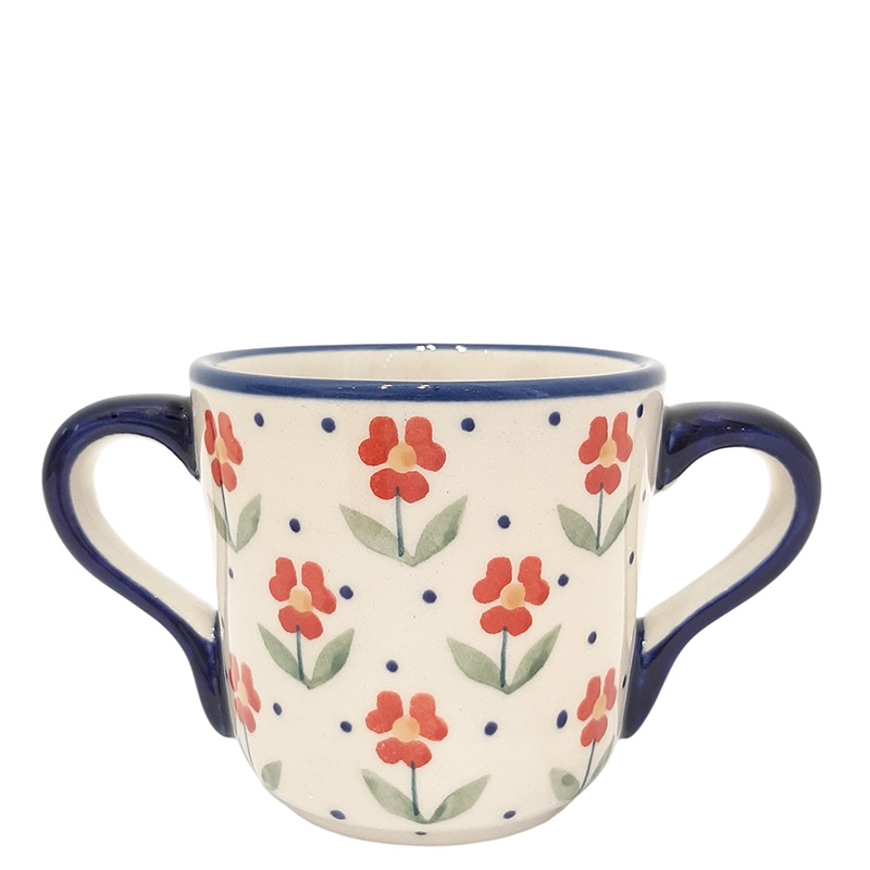 кружка с двумя ручками