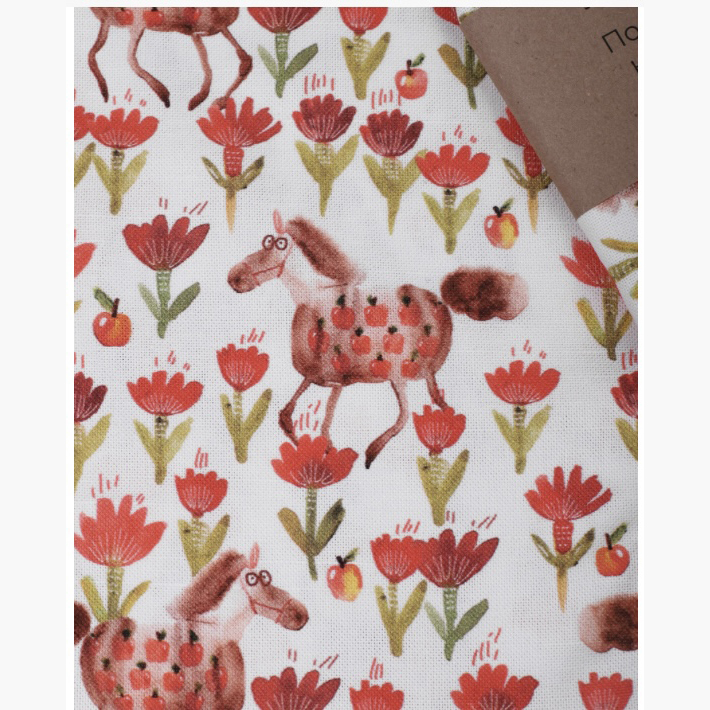 CatSH полотенце  "Лошадки"