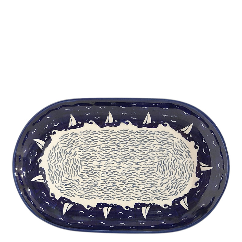 тарелка овальная